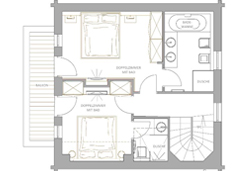 Chalet sample floor plan - Level 3